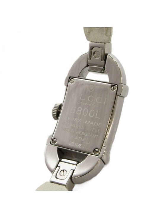 Gucci Watch Analog 2 Hand Quartz Beige Silver main image 7